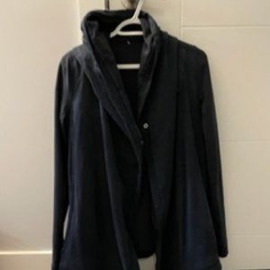Lulu wrap jacket navy